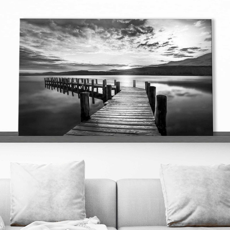 Evening Dock par - Photographie, Toile tendue, H 36 po x l 60 po x P 1,5 po