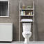 Étagère pour salle de bain en bois Ervey