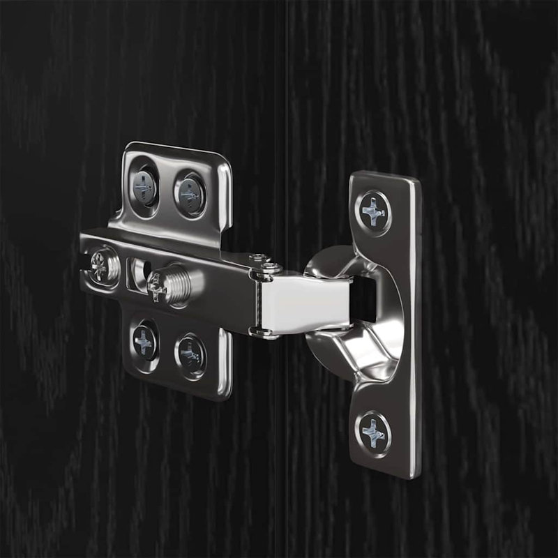 TV Cabinet Set 4 Pcs Medium 30.5 X 30 X 60 Cm, Black Oak