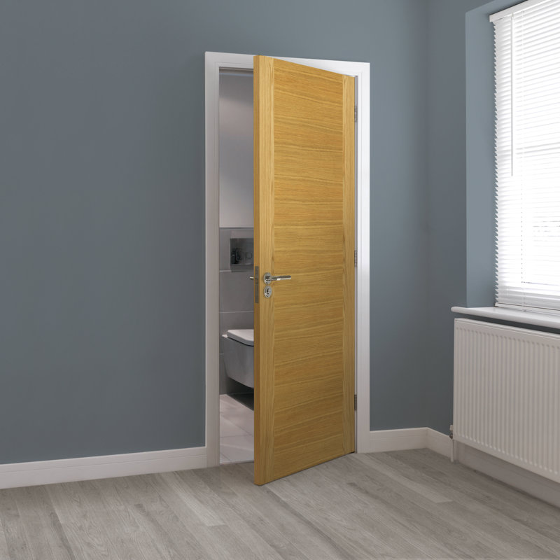 Ostria Oak Internal Door Prefinished, 198.1cm H x 61cm W x 3.5cm D