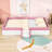 Wood Upholstered Daybed with Fence-974240290