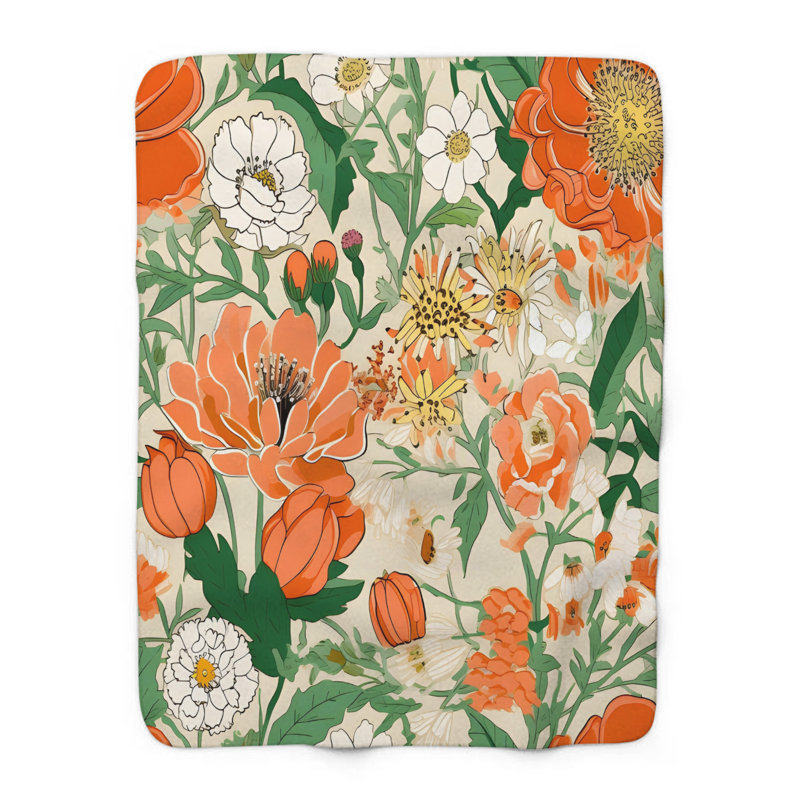 Couverture Vintage, Lit simple