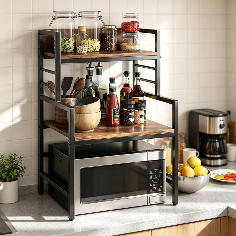 3-Tier Kitchen Baker’s Rack, 105" H x 57" W x 36" D