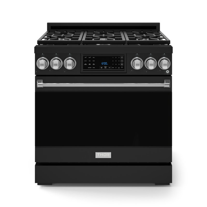Gordon Ramsay by THOR Kitchen 36 Inch Professional Liquid Propane Range with Tilt Panel Touch Control