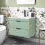 Meuble-lavabo simple mural 24 po avec plateau en céramique