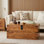 Balic Solid Wood Solid Coffee Table with Storage