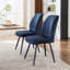 Chaises de salle à manger rembourrées Monno Chenille-486815297-486815298-486815303
