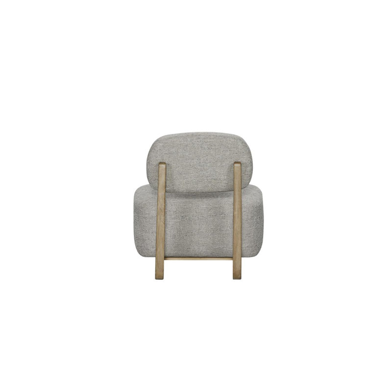 Chaise d'appoint Haledon - Bois flottant Dublin, Gris