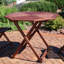 Table de salle à manger d'extérieur pliable octogonale 35,5 po Revilla