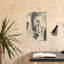 Femme nue debout, s'essuyant, vers 1890. Estampe d'art mural abstrait contemporain impressionniste.-1119455962
