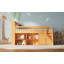 Grand lit mezzanine avec rangement, tête de lit avec lumière DEL, naturel-1229856673-1229856676