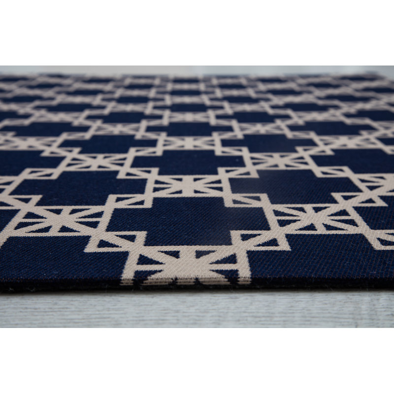 Tapis de chaise de bureau en jacquard de polyester avec support antidérapant Anji, H 0,5 po x l 36 po x P 48 po