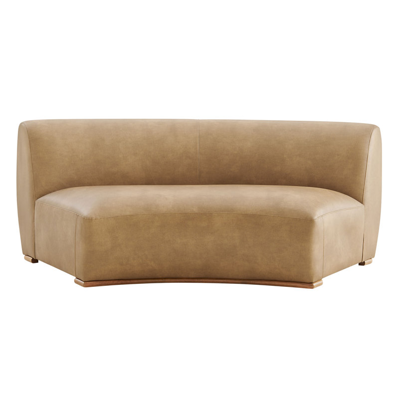 Ruslan 77 " Faux Leather Loveseat
