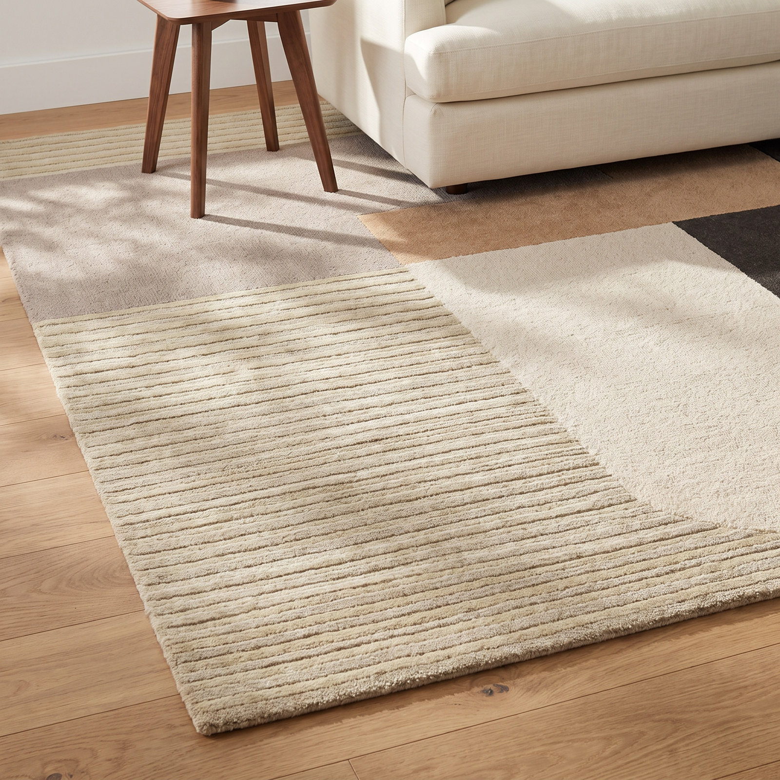 Mora Hand-Tufted Geometric Rug, Rectangle 8' x 10'