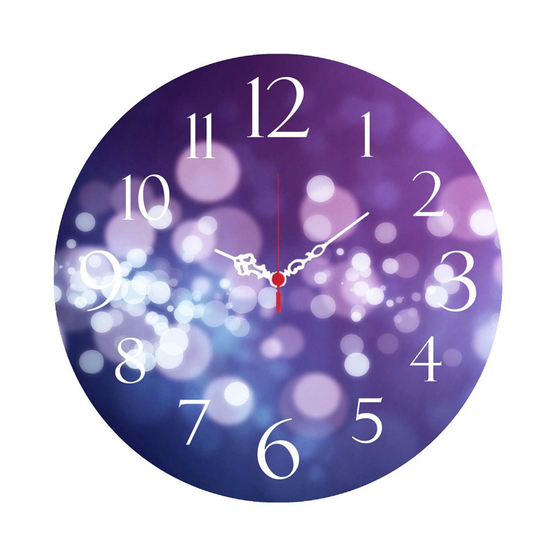Horloge murale élégante Elegant, 15,7 po de diamètre | 100% panneau de fibres à densité moyenne avec une épaisseur de 0,2 po | Décoration élégante pour le salon, le bureau et la chambre à coucher | Design moderne, parfait pour l'élégance et la