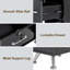 BarberPub L-Shape Nail Desk with Multiple Drawer and Storage Cabinet-588218139