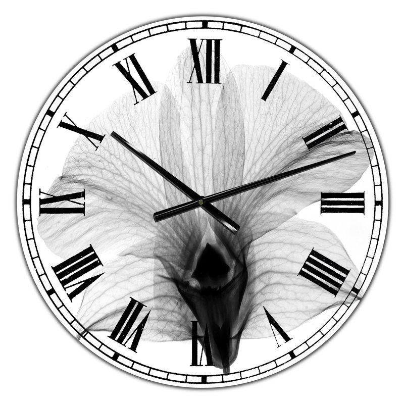 Horloge murale Dendrobium, Surdimensionné