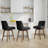 Extra-Wide 360° Swivel Bar Stool With Pocket Spring Seat & Solid Wood Base-1781230770