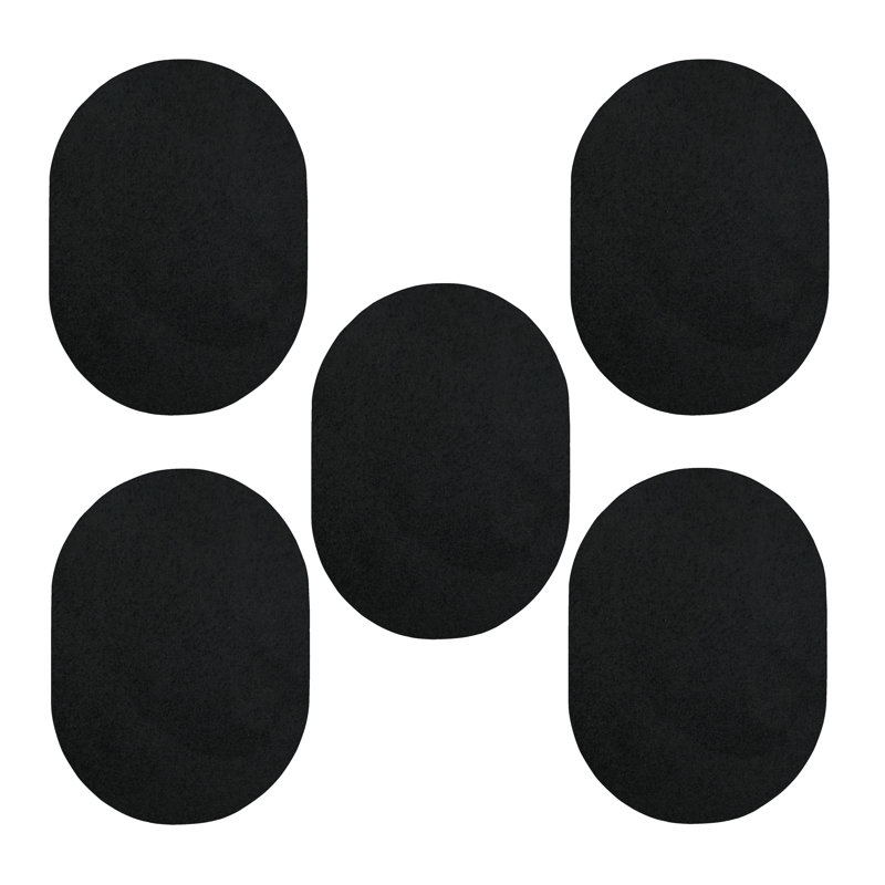 Ensemble de tapis intérieur / extérieur en polyester touffeté à la machine Boxgrove, Ovale 2 pi x 3 pi