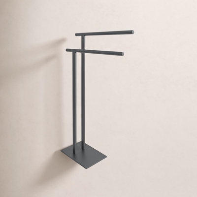Kingston Brass Edenscape Freestanding Dual Towel Rack