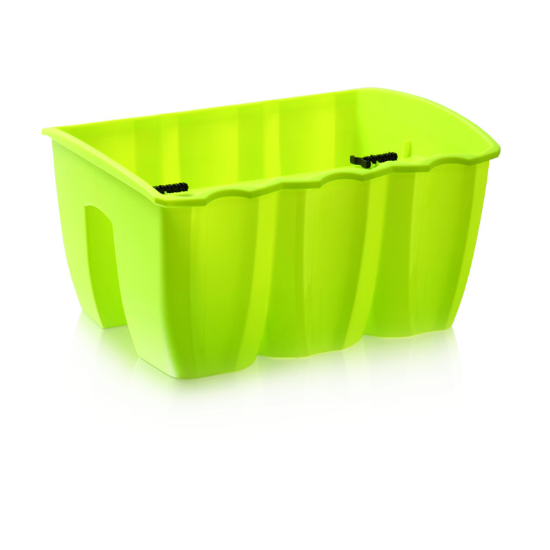 Railing Planter, 20.5cm H x 39cm W x 28.5cm D, Terracotta