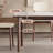 Modern creamy style rectangular rock table