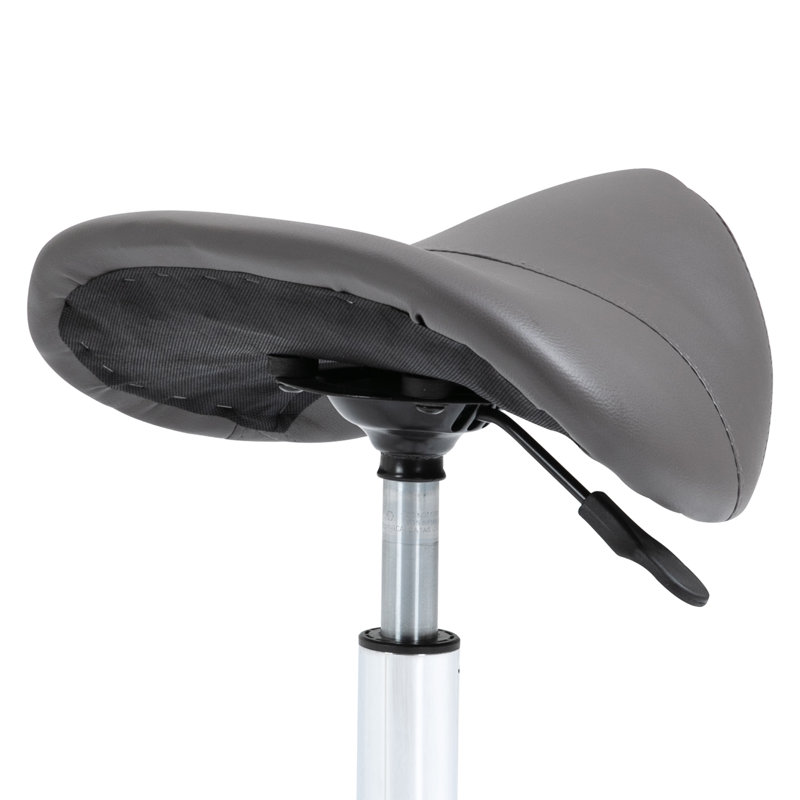 Tabouret de laboratoire réglable en hauteur Gallardo, Gris