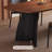 Mid-Century Thick Walnut Rectangular Table-1330030995