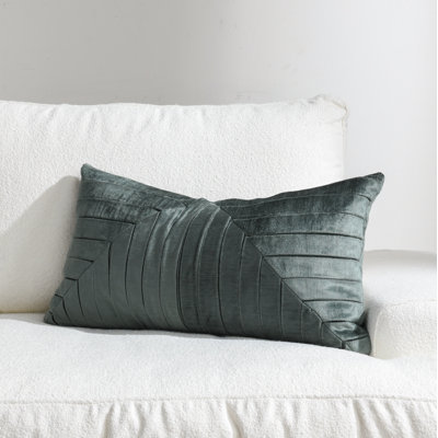 Guruvansh 100% Velvet 14"X26" Throw Pillow