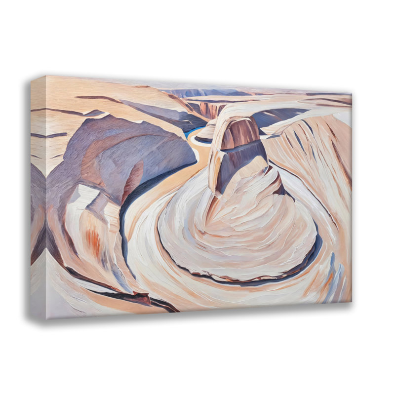 Giclée sur toile tendue Horseshoe-Bend, H 15 po x l 15 po