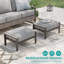 Canapé 3 pièces avec table d'appoint, canapé de conversation pour patio-108198520