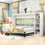 Wood Murphy Bed with 3 Shelves-462920689-462920691