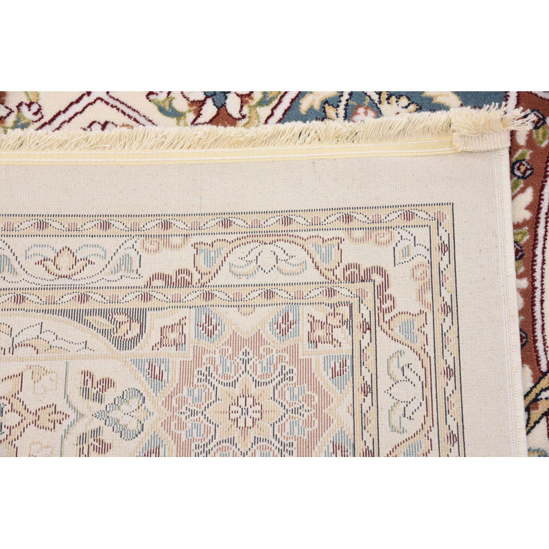 Tapis bleu Jackson Jackson, Rectangle 3 pi 1 po x 5 pi 3 po, Ivory