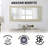 Laux Mosaic Large Floor Mirror, Full length Mirror, Full Body Mirror, Standing Mirror 66"L x 32"W-819388303