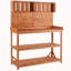 Grande table de rempotage en bois 65 po pour l'extérieur