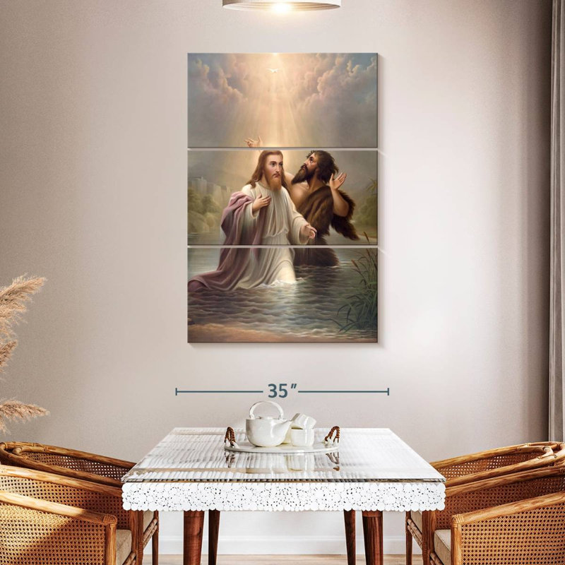 Adella Baptism Of Jesus, 50" H x 32" W