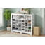 Armoire à chaussures carrée 24 casiers, design minimaliste multifonctionnel-184523060