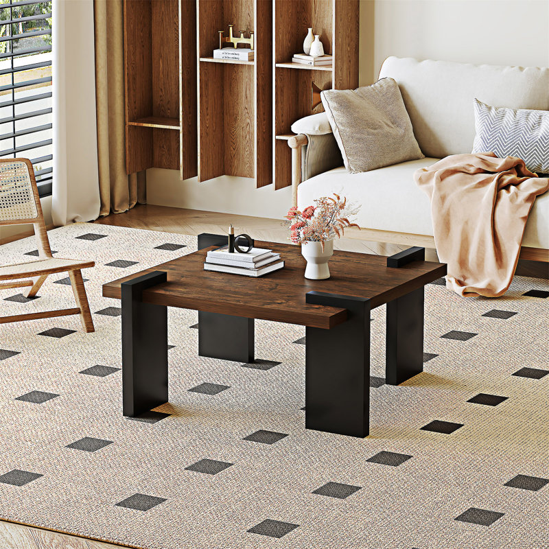Table basse en bois, Noyer