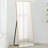Modern Metal Full Length Mirror with Bracket Accent Wall Mirror for Living Room Bedroom Entryway 64"H×21"W-1996101220-1996101226