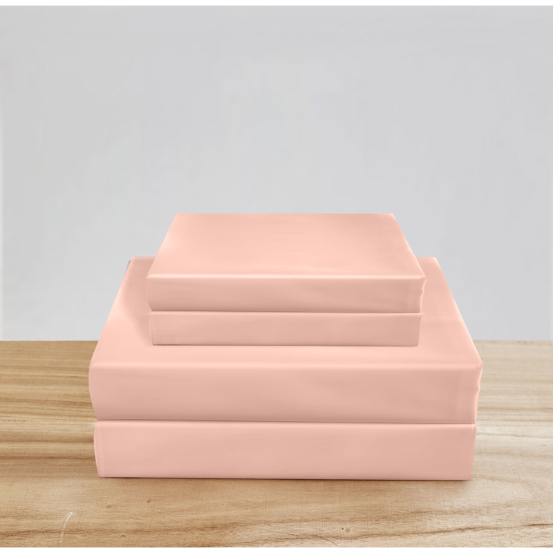 Elegant Comfort Luxurious 4-Piece Silky Satin Sheet Set, Skin And Hair Friendly, Wrinkle, Fade, Stain Resistant With Deep Pockets Fitted Sheet, Cooling Soft Satin Sheet Set