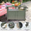 Armoire de rangement pour barbecue avec roulettes-719788384