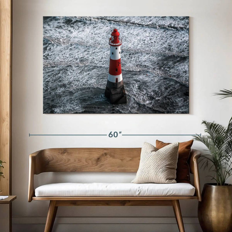 Lilie Beachy Head lighthouse, 34" H x 51" W