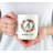 Custom Monogram Initial Coffee Mug Gifyt Letters A-Z, Floral Wreath Custom 11Oz Ceramic Coffee Mug,  1-Pk-729343966