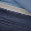 Navy Queen Comforter 7 Piece - Filling, , Microsuede With 3 Pillows And 1 Bed Skirt Bedroom Material, Pleated-121231991