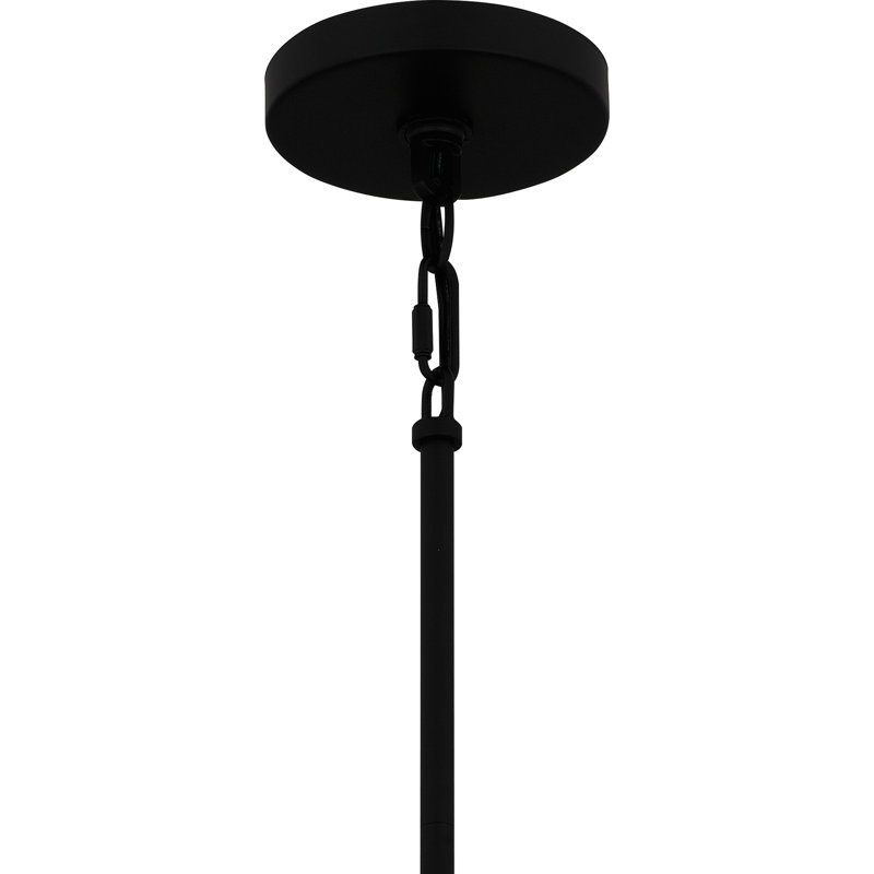 Corrida 1-Light Matte Black Mini Pendant Light