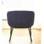 Chaise d'appoint moderne en velours côtelé avec pieds en métal et assemblage facile-1454187933