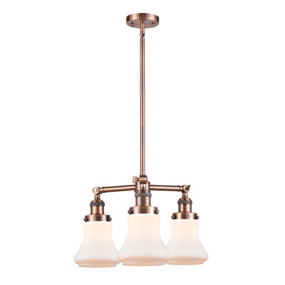 Lustre classique à 3 lumières Edda