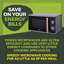 Tower Cavaletto 20L 800W Manual Microwave-129103710