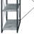All Purpose Gray Finish Writing Desk-1526768482