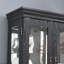 Élégante vitrine vitrée éclairée - Rangement à cadre en bois pour le salon, la cuisine et le garde-manger - Ampoule incluse - Idéal pour le vin, les jouets et les objets de collection